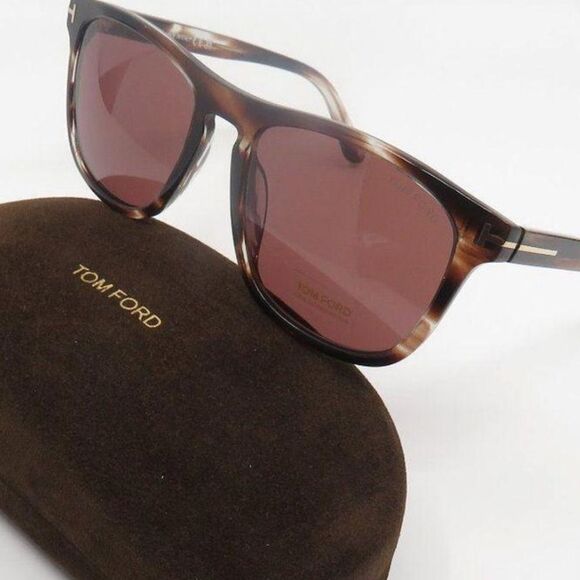 TOM FORD Gerard-02 FT0930 52V Sunglasses Dark Havana Frame Lenses 56mm